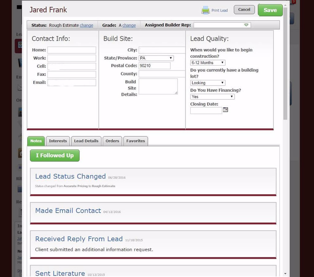 TMS - LMS Lead Info TMS - LMS Lead Info