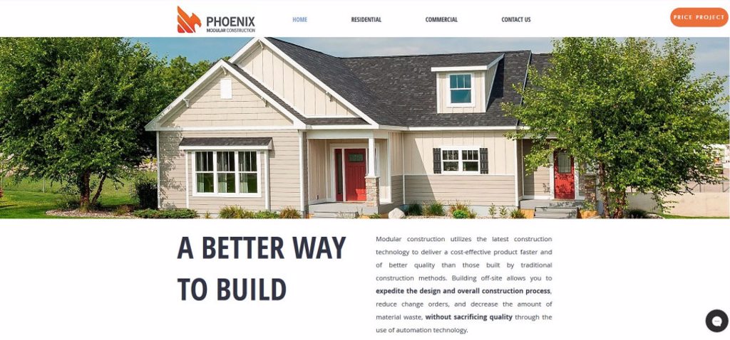 TMS - Website Sample - Phoenix Custom Homes