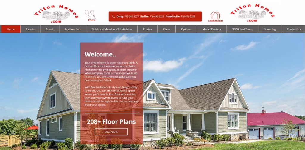 TMS - Website Sample - Triton Homes